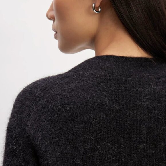 Everlane The Oversized Alpaca Pocket Cardigan Size L - Picture 3 of 6